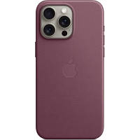 Чохол для мобільного телефона Apple iPhone 15 Pro Max FineWoven Case with MagSafe Mulberry (MT4X3ZM/A) Вологи