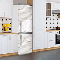Виниловая наклейка на холодильник, текстура под мрамор, 180х65 см - Лицевая(В), с ламинацией