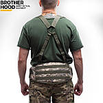 Тактична розвантажувальна ремінно-плечова система (РПС) + внутрішні лямки Brotherhood Піксель, фото 4