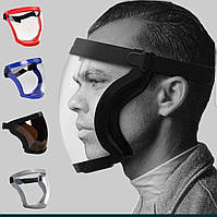 Маска-щиток прозора для обличчя та очей з 5-ма фільтрами засіб індивідуального захисту