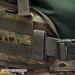 Тактична розвантажувальна ремінно-плечова система (РПС) + зовнішні лямки Brotherhood Мультикам, фото 7