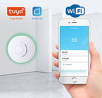 WiFi датчик утечки угарного газа СО Tuya, SmartLife