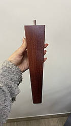 Ніжка деревʼяна піраміда 25 см колір венге / ножка мебельная