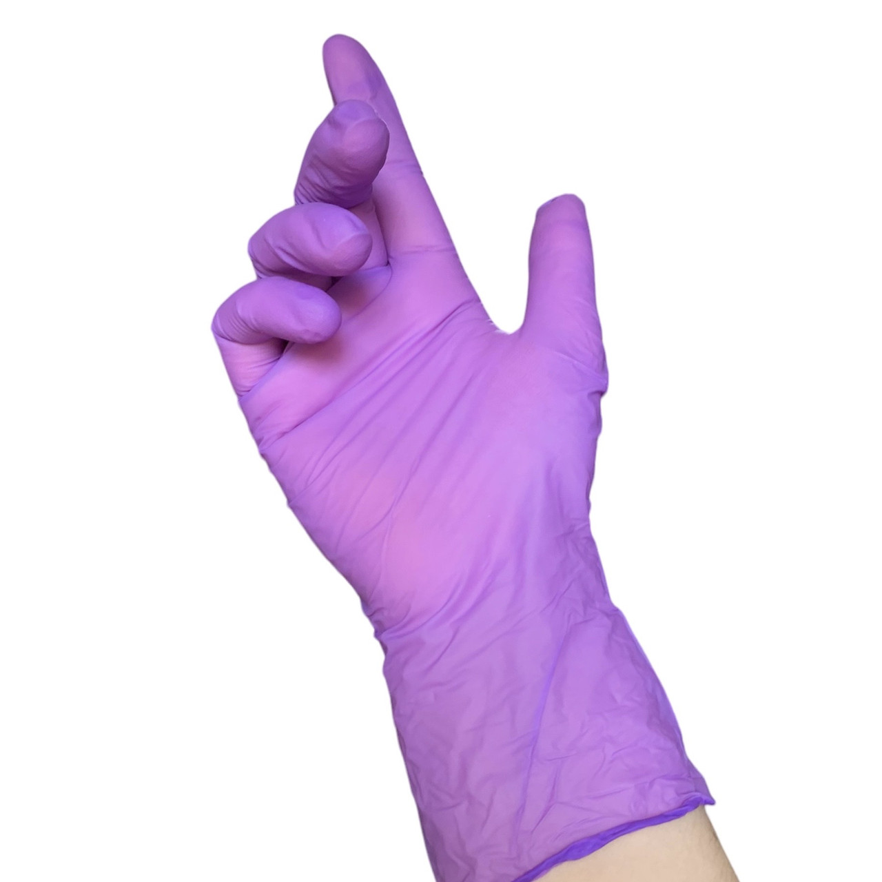 Рукавички нітрилові, чорні Fiomex, premium - 100 шт/уп, XS, S, M, L, фото 1