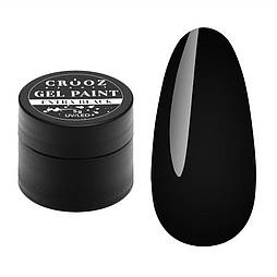 Гель-фарба Crooz Gel Paint Extra Black екстра чорна 5 г