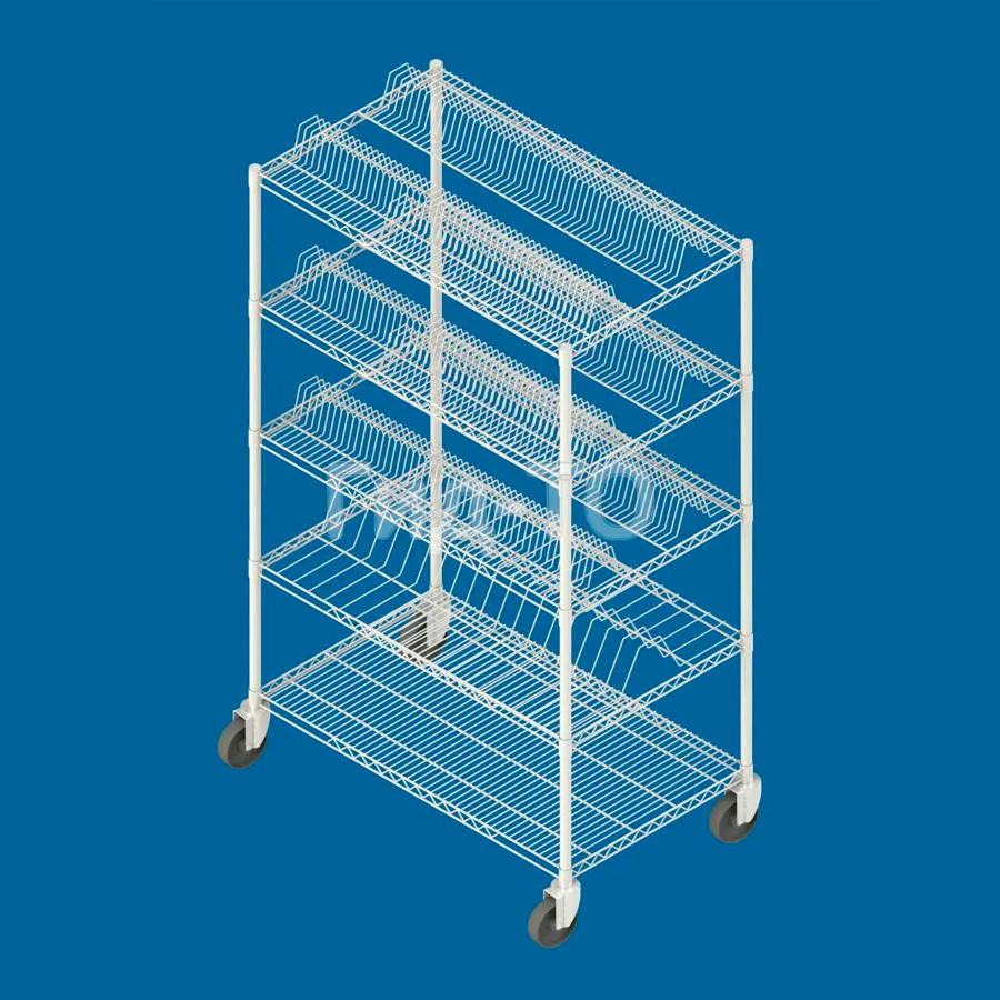 Стелаж-візок для транспортування та презентації бабин., фото 1