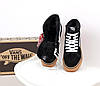 Зимові чоловічі кеди Vans old skool Winter SK8-HI високі Ванс Олд Скул хутряні чорно-білі підліткові, фото 7