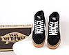 Зимові чоловічі кеди Vans old skool Winter SK8-HI високі Ванс Олд Скул хутряні чорно-білі підліткові, фото 4