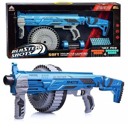 Іграшковий автомат (40 м'яких патронів на присосці) SB 570 B, фото 1