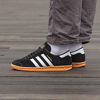 Мужские повседневные кроссовки Adidas Hamburg Black Brown