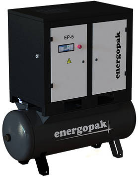 Гвинтовий компресор Energopak EP 5-T500 з ресивером 500 л 850 л/хв, 10 барів, 5.5 кВт