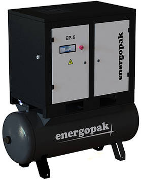 Гвинтовий компресор Energopak EP 5-T500 з ресивером 500 л 600 л/хв, 12.5 бара, 5.5 кВт