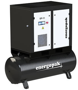 Гвинтовий компресор Energopak EP 11-T500 з ресивером 500 л 1100 л/хв, 12.5 бара, 11 кВт