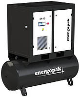 Винтовой компрессор Energopak EP 15-T270 с ресивером 270л 2000 л/хв, 10 бар, 15 кВт