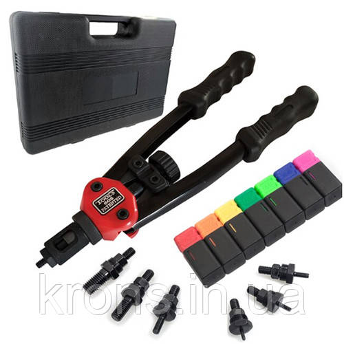 Заклепочник для різьбових заклепок M3-M12 дворучний 340мм посилений, ВТ-605, фото 1