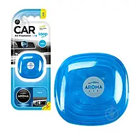 Ароматизатор на дефлектор Aroma Car Loop Gel 9g - AQUA