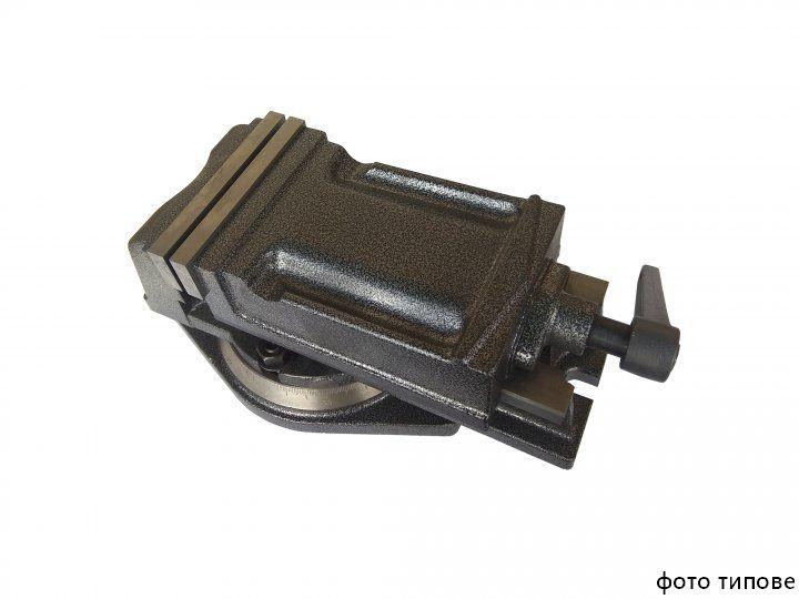 Лещата верстатні із закритим гвинтом поворотні L губок 100 мм Китай