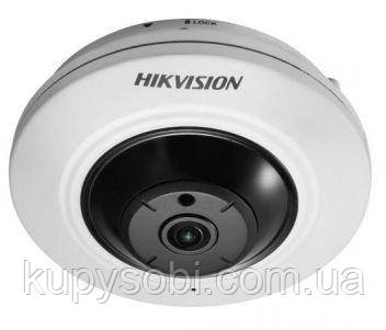 DS-2CD2955FWD-IS (1.05мм) 5мп Fisheye IP відеокамера Hikvision з функціями IVS і детектором осіб