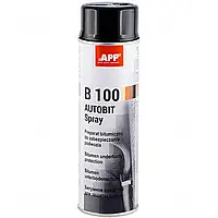 Средство для защиты шасси автомобиля APP B100 Autobit Spray (черное) - 500мл