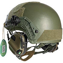 Комплект Шолом FAST Ops Core + Навушники Earmor M31H + Кавер, фото 5