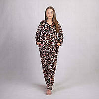Піжама тепла махрова жіноча Тигрова 44-56р.