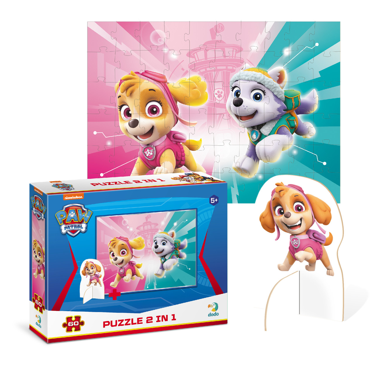 Дитячі пазли з фігуркою Paw Patrol Щенячий патруль Dodo, 200166