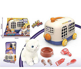 Тваринка мяка з переноскою і аксесуарами