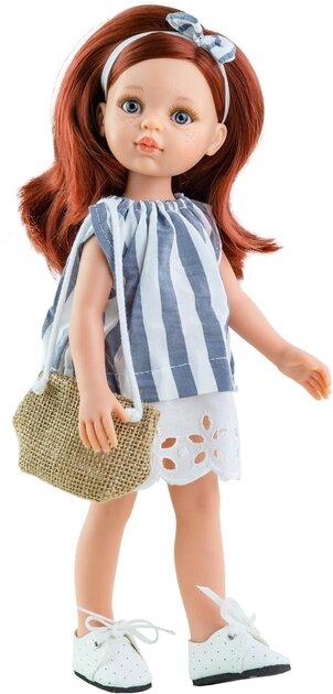 Лялька Крісті 32см,в смугастій сукні