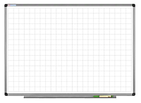 Доска маркерная настенная в клетку (5х5) 45х60 см
