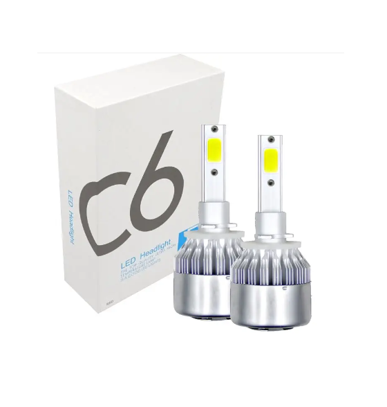 Світлодіодні лампи HeadLight C6 H27 36W 3800Lm 6000K (2шт), фото 1