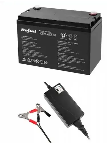 Аккумулятор гелевый 100 ампер Rebel 12V/100A Аккумулятор для ибп 12v ...