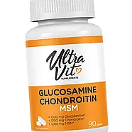 Хондропротектори VP Lab Ultra Glucosamine & Chondroitin  MSM (90 tab), фото 2
