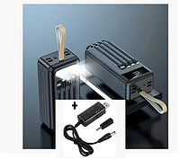 Зовнішній акумулятор повербанк Power Bank Powerway TX40 40000 mAh 2.1 A USB/Type-C/MicroUSB/Lightning Black