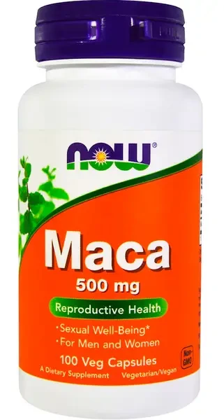 Now Maca 500 mg 100  caps