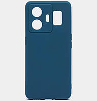 Чохол Fiji Soft для Realme GT3 силікон бампер темно-синій