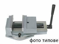 Тиски станочные с открытым винтом поворотные L губок 250 мм Китай