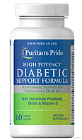 Комплекс при диабете, Diabetic Support Formula, Puritan's Pride, 60 таблеток