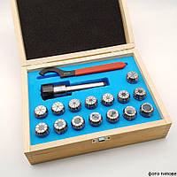 Патрон цанговий КМ5 із набором цанг ЕR 40 з 15 шт. (4-26) GRIFF