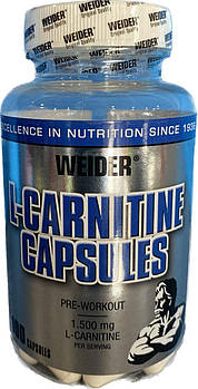 Weider  L-CARNITINE 500 mg капсулы 100 капс