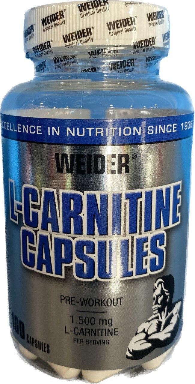 Weider L-CARNITINE 500 mg капсулы 100 капс