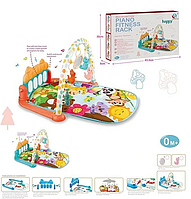 Розвиваючий ігровий килимок з піаніно для малюків ,світло,звук,2 кольори