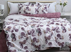 Сімейний комплект постільної білизни ТМ TAG з турецького Ранфорсу, бавовна з компаньоном  R-T9272