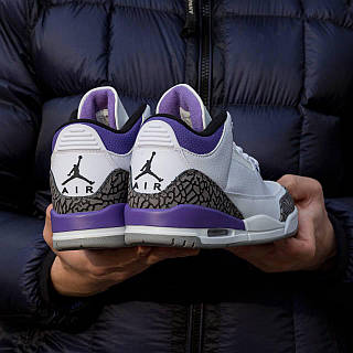 Кроссовки Nike Air Jordan Retro 3 Dark Iris, цена: 2819