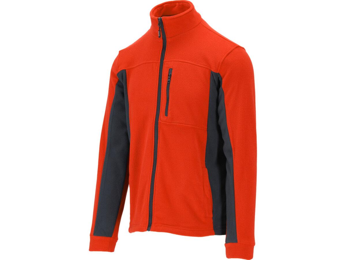 Кофта флісова утеплена робоча з поліестеру YATO розмір XL, червоно-чорна, 3 кишені [10] Baumar - Всегда Вовремя, фото 1