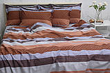 Постільна білизна Євро з турецького ранфорсу ТМ TAG, бавовна з компаньйоном R-T9275, фото 2
