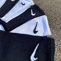 Шкарпетки Nike високі спортивні білі чорні тренувальні з логотипом різні розміри