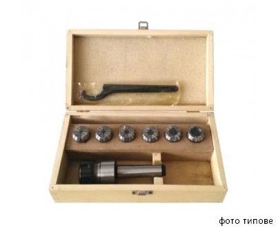 Патрон цанговий КМ3 із набором цанг ЕR 32 із 6 шт. (6-20) GRIFF