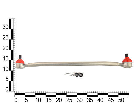 Тяга рульової трапеції ВАЗ 2121-214, 2123 середня ASR EXTREME, фото 2