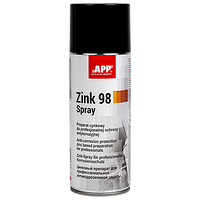 Темно-сірий цинковий грунт APP Zink 98 Spray - аерозоль 400мл