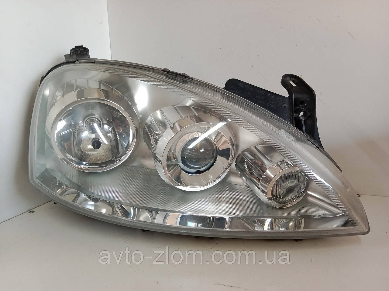 Фара Opel Combo C, Corsa C, Опель Комбо Ц, Корса Ц. Права. Лінзи., фото 1